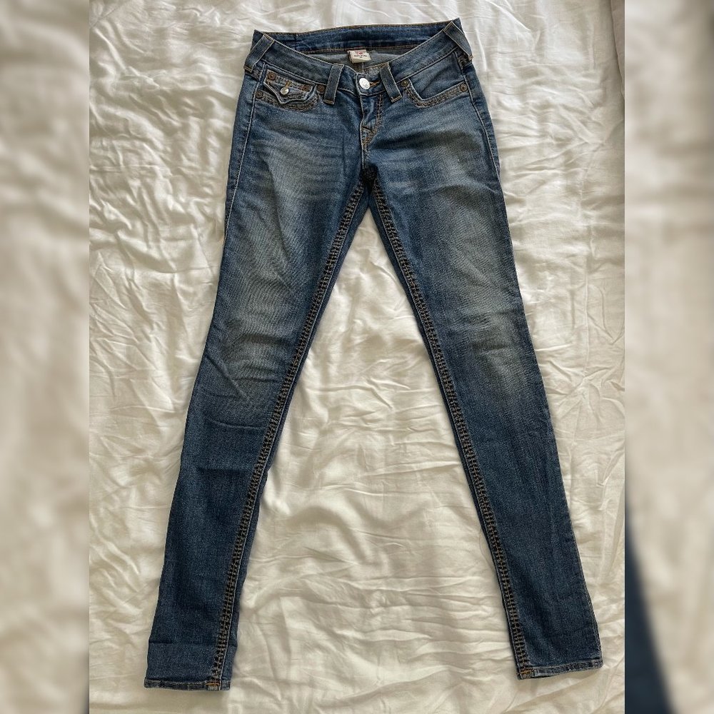 True Religion Women's Jeans Skinny 25